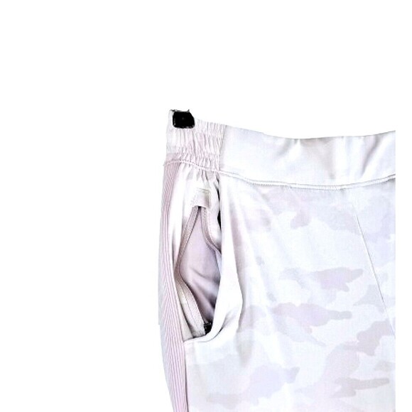 ATHLETA Brooklyn Camo Lined Jogger Purple Sz Large Pull On Pants - Picture 8 of 14